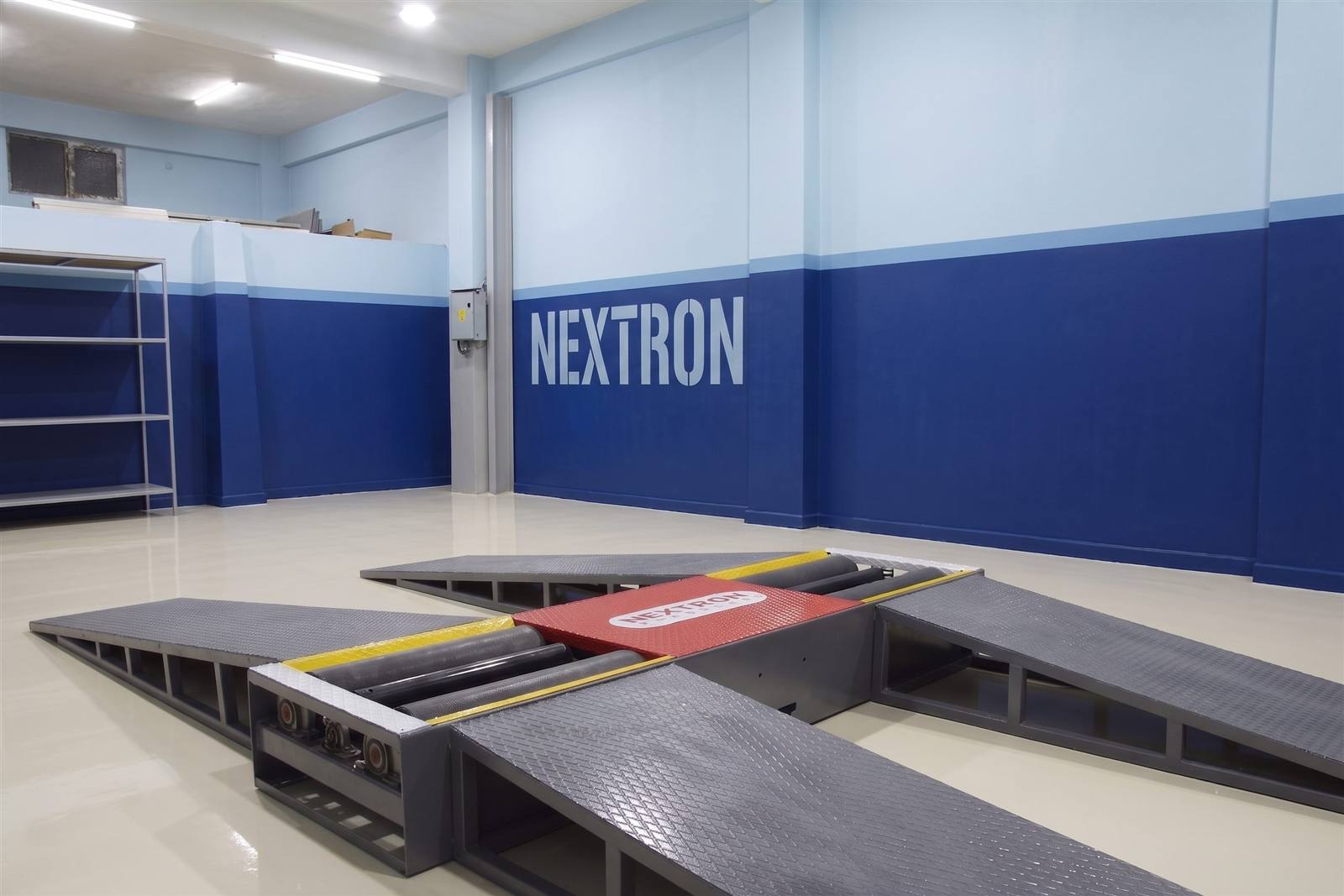 Nextron fren test makinesi konsept görseli